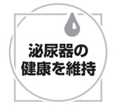 泌尿器の健康を維持